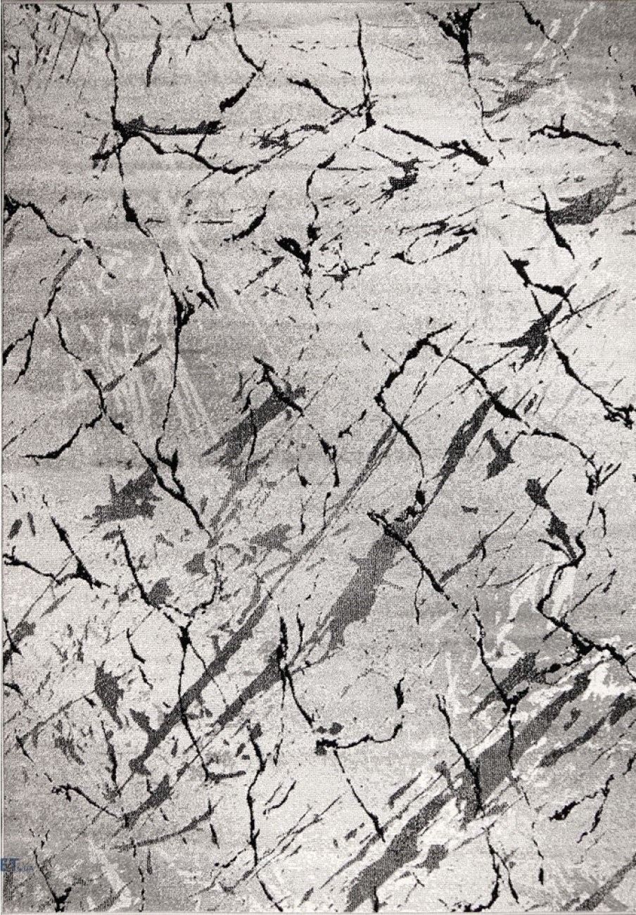 Covor Dreptunghiular, 60 x 110 cm, Gri, Model Cappuccino 16132