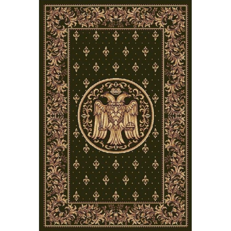 Covor Bisericesc Dreptunghiular, 100 x 200 cm, Verde, Lotos 15032/310