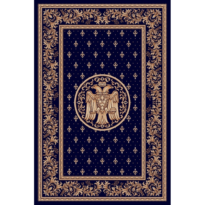 Covor Bisericesc Dreptunghiular, 100 x 200 cm, Albastru, Lotos 15032/810