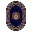 Covor Bisericesc Oval, 80 x 150 cm, Albastru, Lotos 15032/810