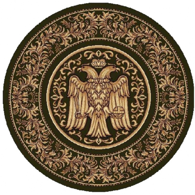 Covor Bisericesc Rotund, 300 x 300 cm, Verde, Lotos 15032/310