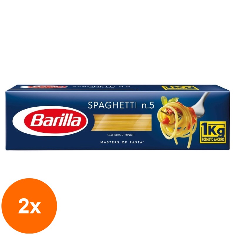 Set 2 x Paste Spaghetti N5 Barilla, 1 kg