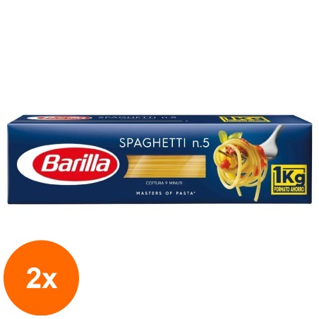 Set 2 x Paste Spaghetti N5 Barilla, 1 kg...