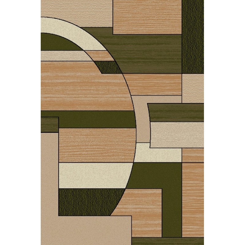 Covor Dreptunghiular, 80 x 150 cm, Verde, Lotos 538