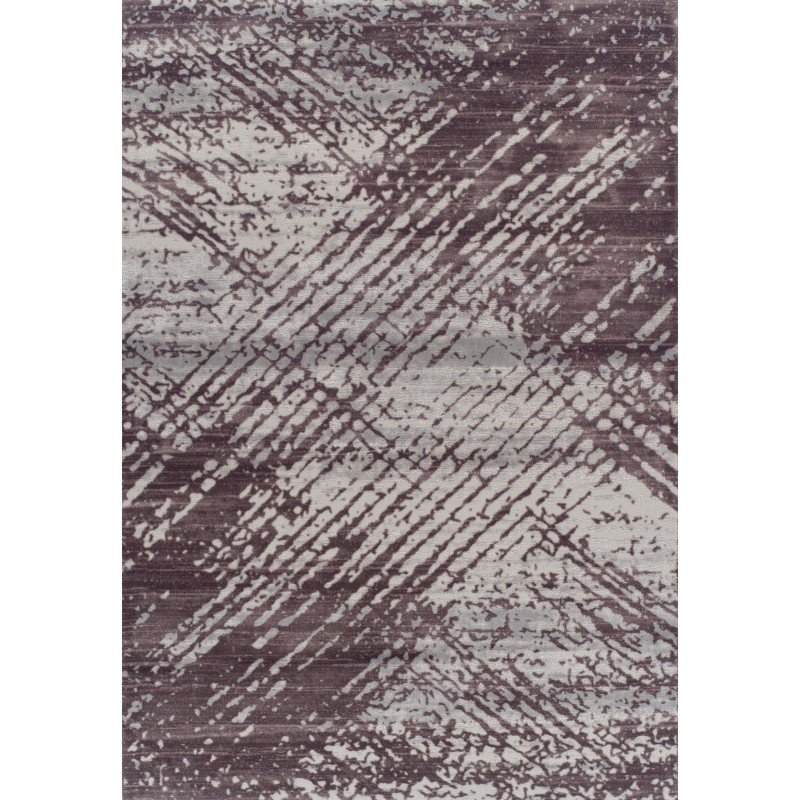 Covor Egiptean Dreptunghiular, 120 x 200 cm, Mov / Gri, Toscana 4M