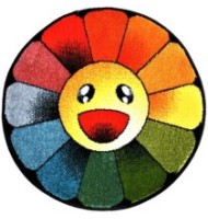 Covor Rotund, 67 x 67 cm, Multicolor, Kolibri Model Floare 11167/190