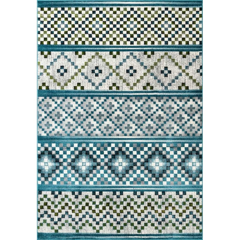 Covor Dreptunghiular, 160 x 230 cm, Albastru, Kolibri Ethnic 11393
