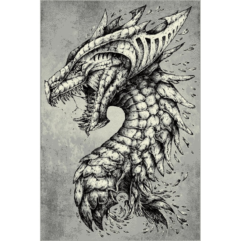 Covor Dreptunghiular, 200 x 300 cm, Gri, Kolibri Dragon 11611