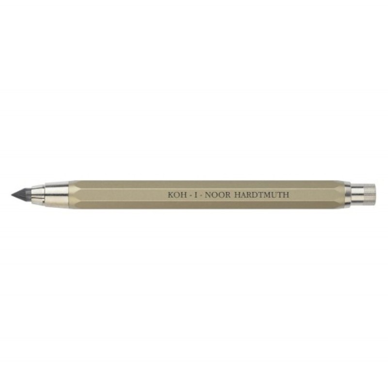 Creion Mecanic Metalic cu Ascutitoare, 5.6 mm, Auriu, Koh-I-Noor