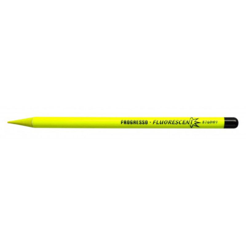Creion Colorat fara lemn, Progresso, Galben Fluorescent