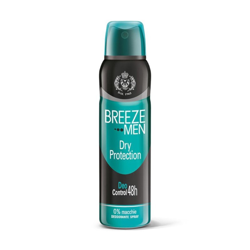 Set 12 X Breeze Deodorant Spray 150 Ml – Dry Protection Für Herren, Körperspray