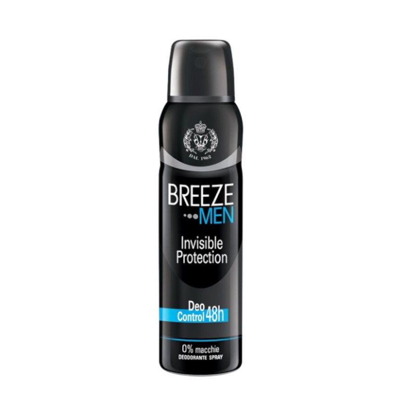 Deodorant Spray Invisible 48 h pentru Barbati, Breeze, 150 ml