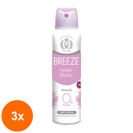 Set 3 x Deodorant Spray Perfect Beauty Breeze 150 ml...