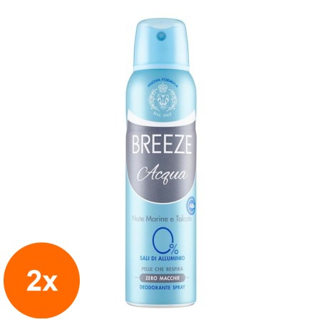 Set 2 x Deodorant Spray Aqua Breeze, 150 ml...