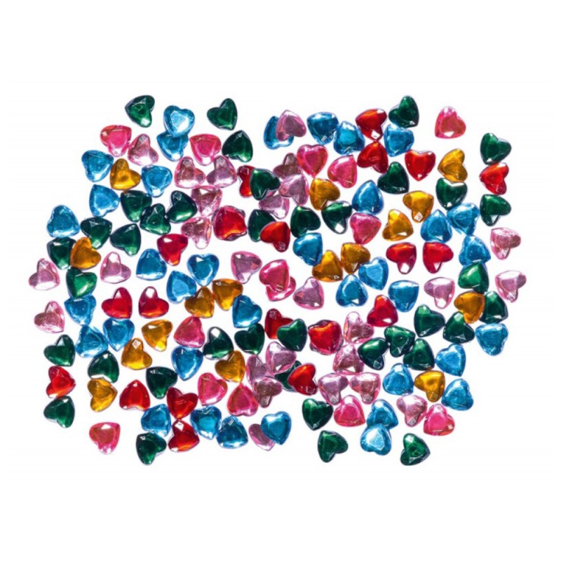 Seturi pentru Artizanat, Pietricele Plastic Inima