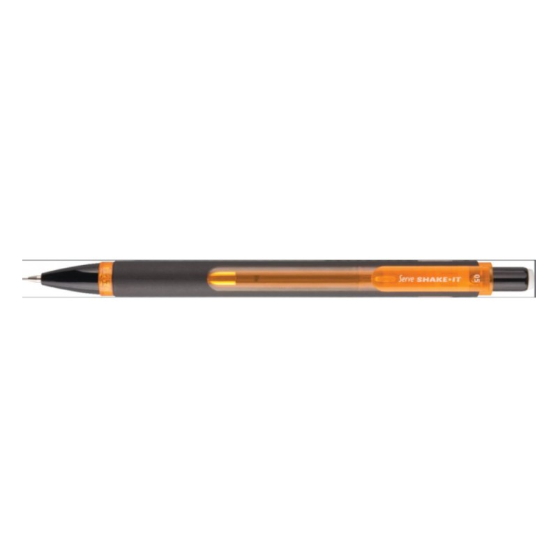 Creion Mecanic, 0.5 mm, Negru cu Portocaliu, Shake-it