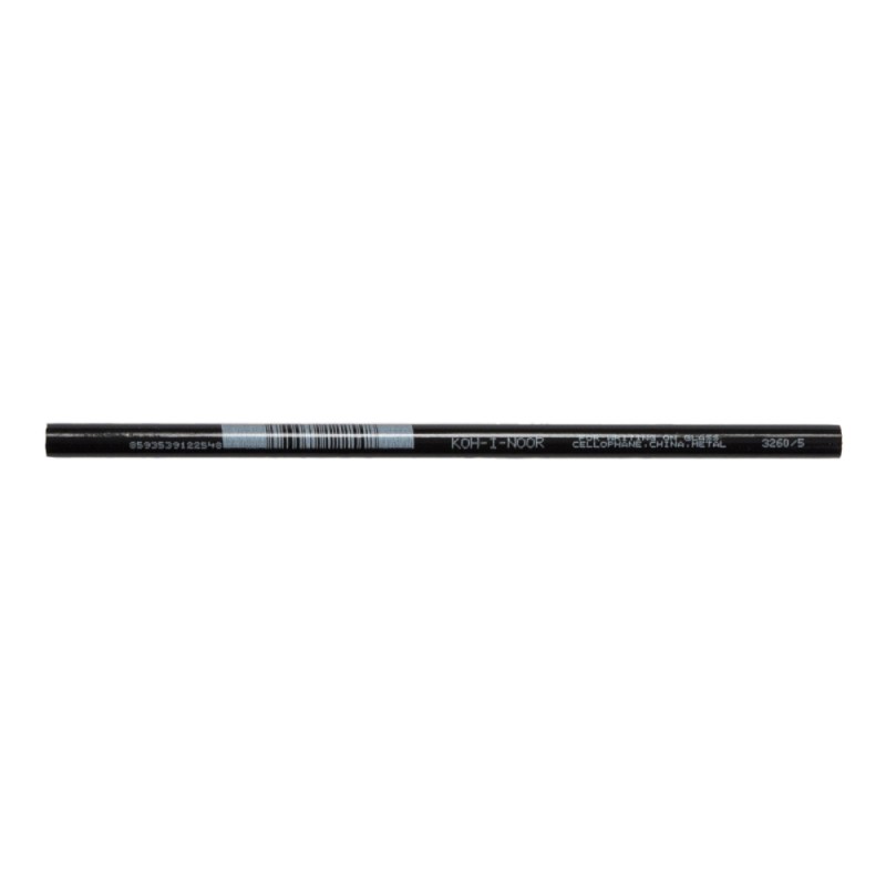 Creion Special Negru, pentru Scriere pe Sticla, Portelan, Plastic, Metal, 4.3 x 7.5 x 175 mm, Koh-I-Noor