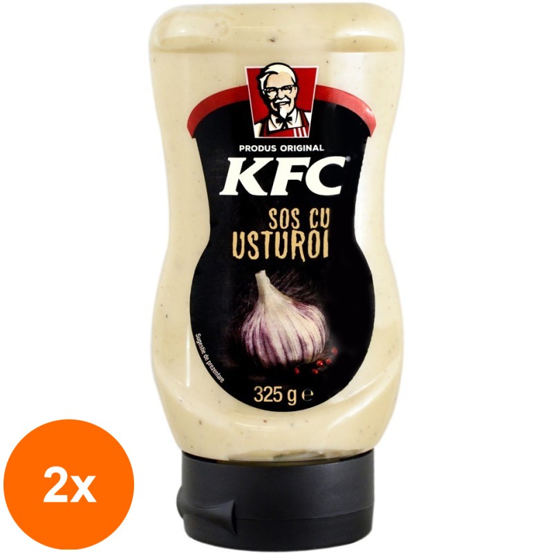Set 2 x Sos cu Usturoi KFC, 325 g