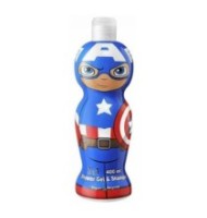 Gel de Dus si Sampon pentru Copii Captain America, Figurina 1D, 400 ml