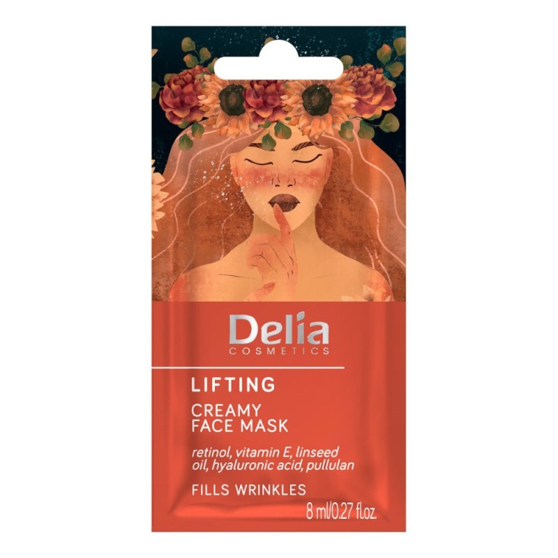 Masca de Fata Tip Crema Delia, Efect de Lifting, 8 ml