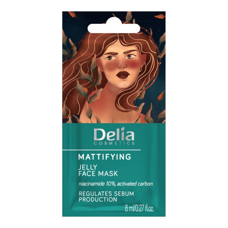 Masca de Fata Matifianta Tip Gel, Delia, 8 ml