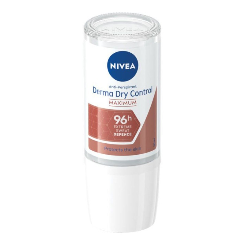 Deodorant Antiperspirant Roll-On Nivea, Derma Control, 50 ml