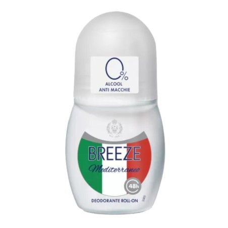 Deodorant Antiperspirant Roll-On Breeze, Mediterraneo, 50 ml...