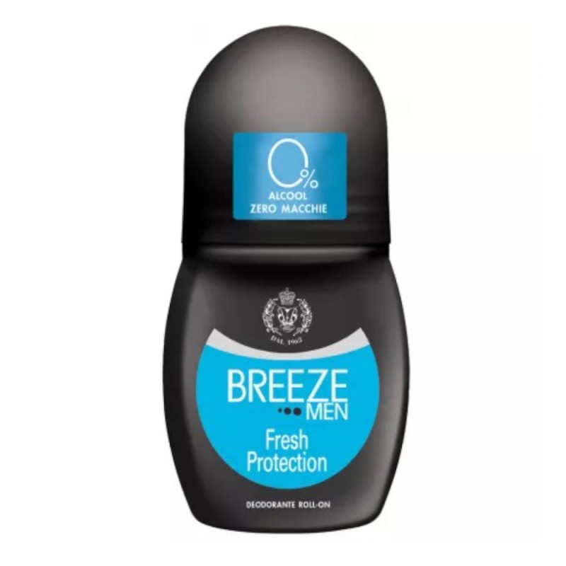 Deodorant Antiperspirant Roll-On Breeze Men, Fresh Protection, 50 ml