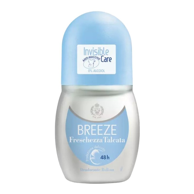 Deodorant Antiperspirant Roll-On Breeze, Fresh Talc, 50 ml