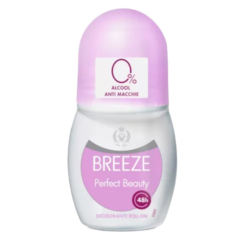 Deodorant Antiperspirant Roll-On Breeze, Perfect Beauty, 50 ml