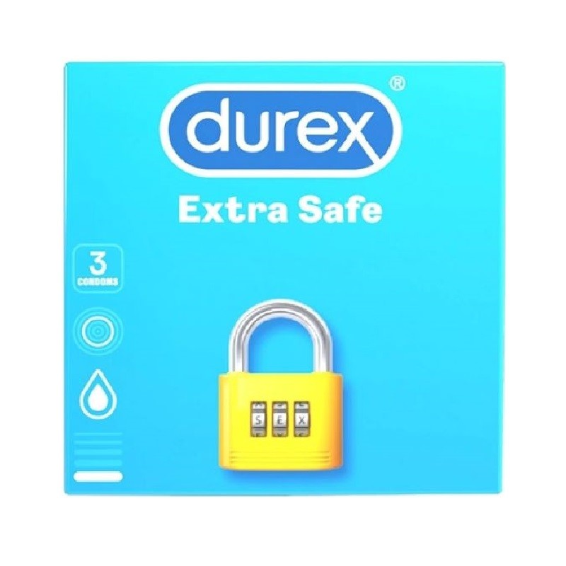 Prezervative Durex Extra Safe, 3 Bucati
