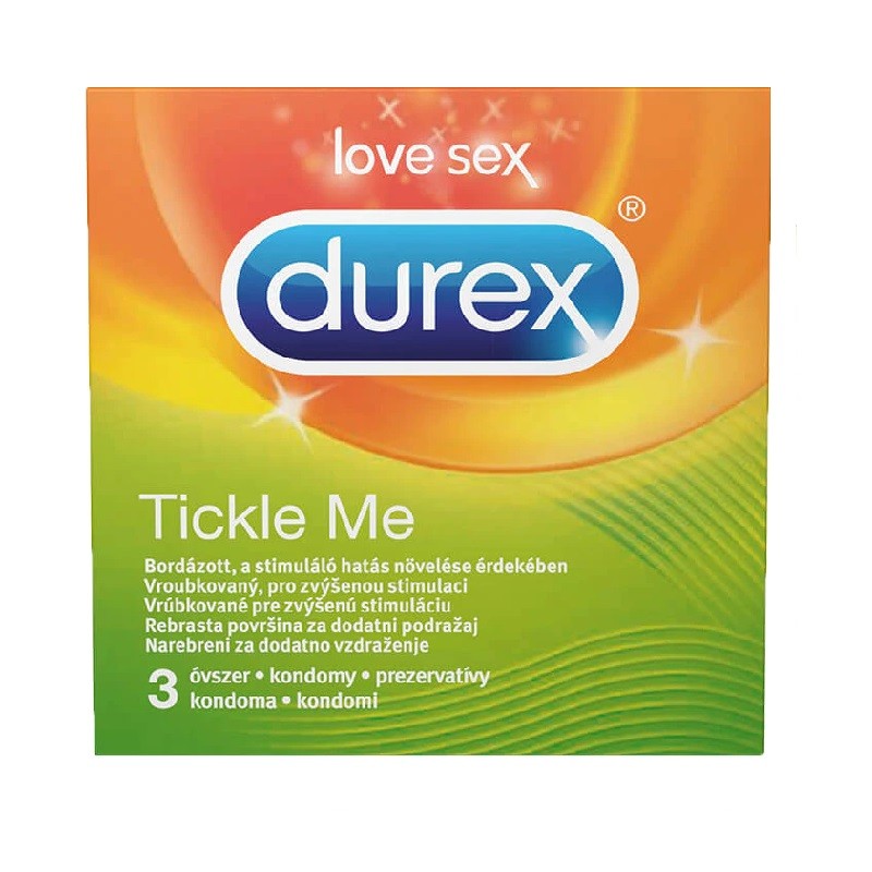 Prezervative Durex Tickle Me, 3 Bucati