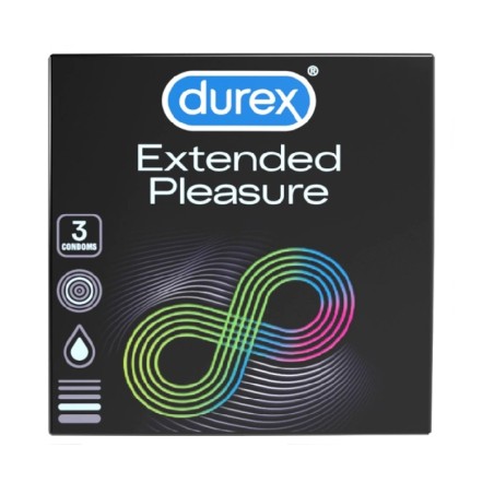 Prezervative Durex Extended Pleasure, 3 Bucati...