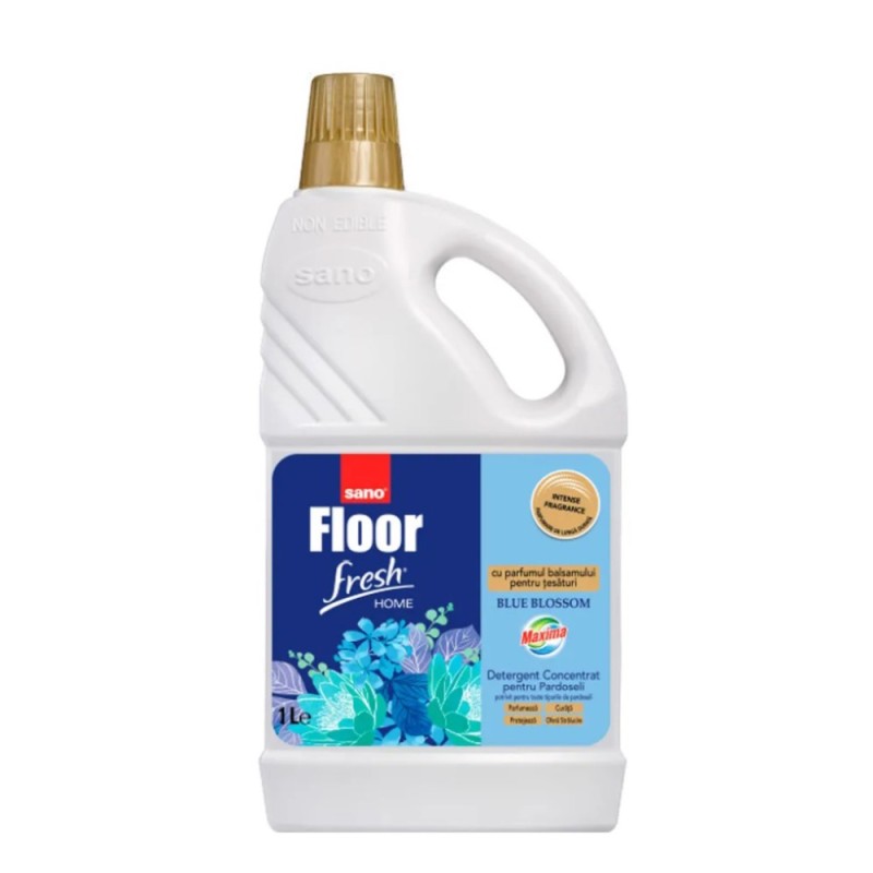 Detergent Concentrat de Pardoseli Sano Floor Fresh Blue Blossom, 1 l