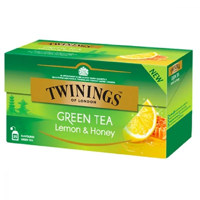Ceai Twinings Verde cu Aroma de Lamaie si Miere, 25 x 1,6 g