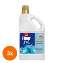 Set 3 x Detergent Concentrat de Pardoseli Sano Floor Fresh Blue Blossom, 1 l