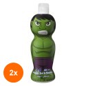 Set 2 x Gel de Dus si Sampon Hulk, Figurina 1D, 400 ml