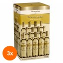 Set 3 x Vin Schwaben Wein Cramele Recas Feteasca Regala, Alb Demisec, Bag-in-Box, 10 l