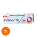 Set 2 x Pasta de Dinti pentru Dinti Sensibili Sensodyne Sensitivity and Gum Active Protect, 75 ml