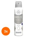 Set 3 x Deodorant Spray Breeze The Bianco, 150 ml
