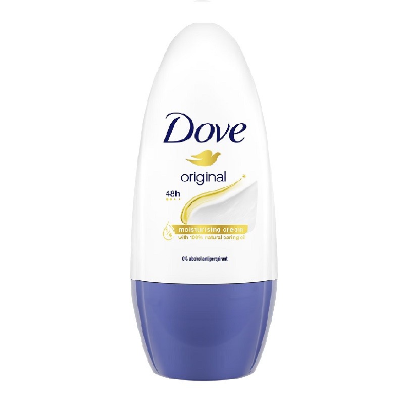 Deodorant Antiperspirant Roll-On Dove Original, 50 ml