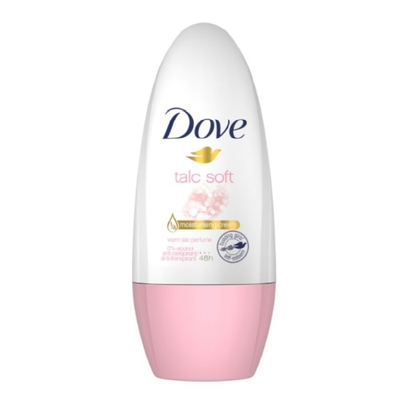 Deodorant Antiperspirant Roll-On Dove Talc Soft, 50 ml