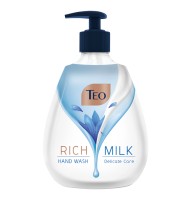 Sapun Lichid Teo Rich Milk Delicate Care, 400 ml