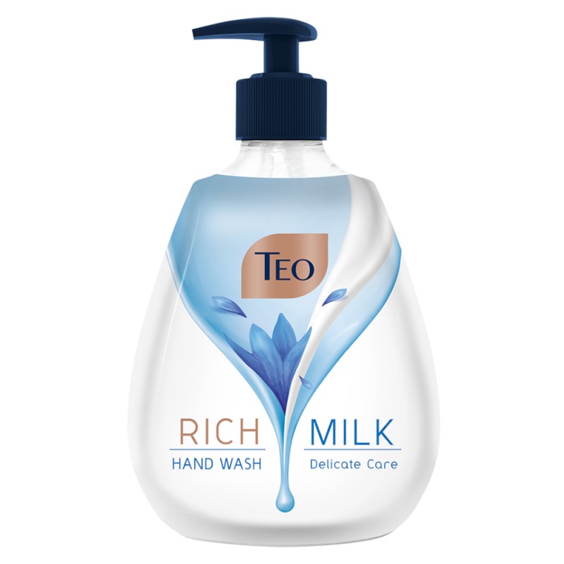 Sapun Lichid Teo Rich Milk Delicate Care, 400 ml