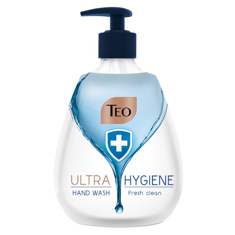 Sapun Lichid cu Pompita Teo Ultra Hygiene Fresh Clean, 400 ml
