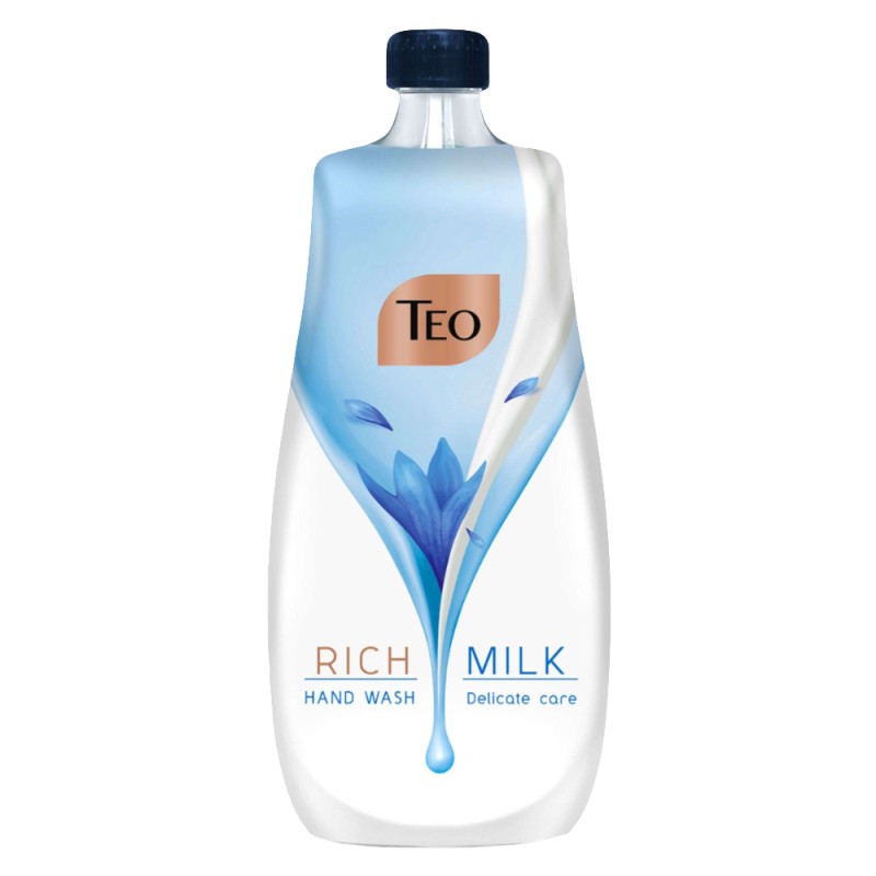 Rezerva Sapun Lichid Teo Rich Milk Delicate Care, 800 ml