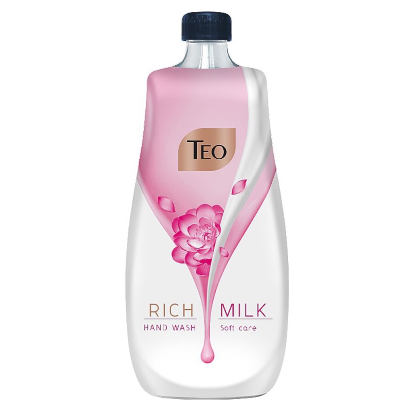 Rezerva Sapun Lichid Teo Rich Milk Soft Care, 800 ml