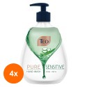 Set 4 x Sapun Lichid Teo Pure Sensitive Aloe Vera, 400 ml