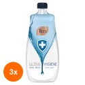 Set 3 x Rezerva Sapun Lichid Teo Ultra Hygiene Fresh Clean, 800 ml