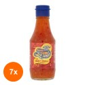Set 7 x Dipping Sos Sweet Chilli Hot, Extra Picant, Blue Dragon, 190 ml